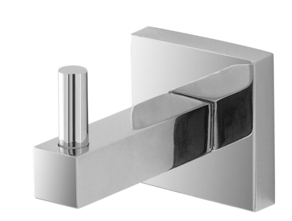 Appendino Rock in cromo alluminio con piastrina antiruggine.