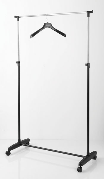 Stand portabiancheria c/ruote misura: cm.89,5x38x167