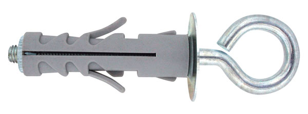 Tasselli nylon anoc09 con occhiolo chiuso pz.80