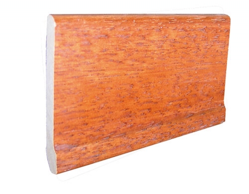 Battiscopa in legno di ayous verniciato mm.70x8