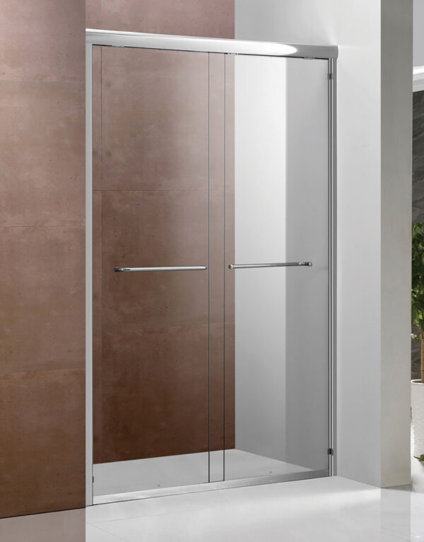 Box doccia in vetro sabbiato-frost 2 porte scorrevoli cm. 118