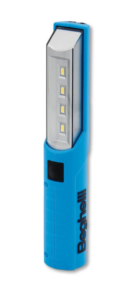 Lampada led portatile ricaricabile t-160, 160lm - mm. 202x33x35