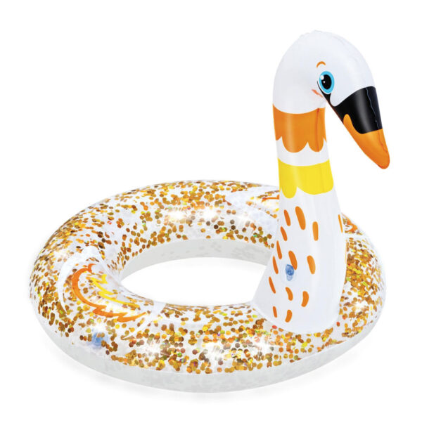 Salvagente fashion glitter cigno(cm 61 x 58,5)-fenicottero(cm 61 x 61) - immagine 2
