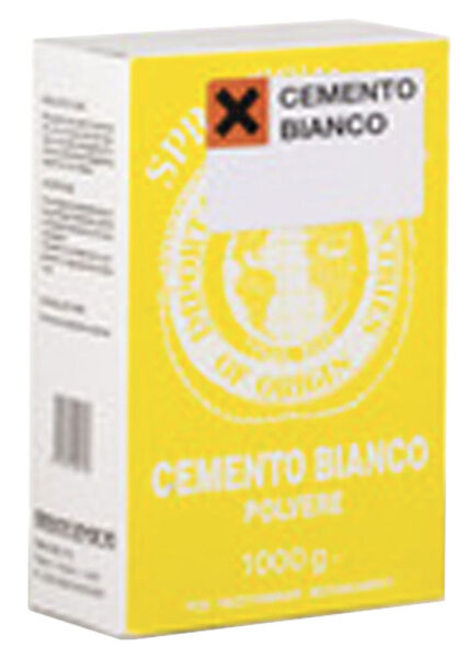 Cemento bianco in scatola kg.1