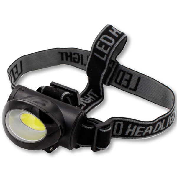 Torcia led da testa 120lm funzione strobo 3 batterie AAA incluse