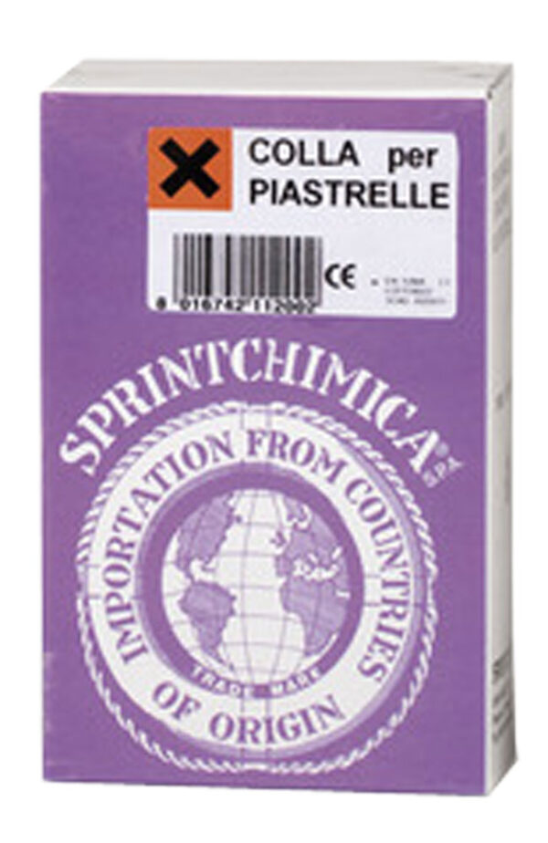 Colla per piastrelle in polvere scatola kg.1