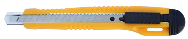 Cutter in plastica guida in metallo lame tranciabili da mm.9