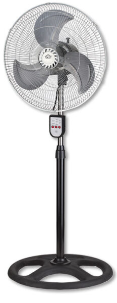 Ventilatore colonna in metallo,telecomando 45cm 3 velocit&agrave; 45W