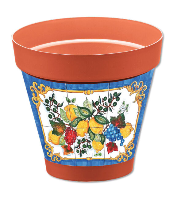 Vaso Sicilia Limoni terracotta