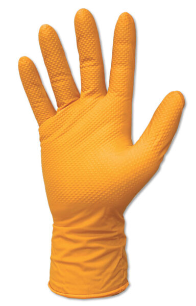 Guanti monouso in nitrile orange (pz.50)
