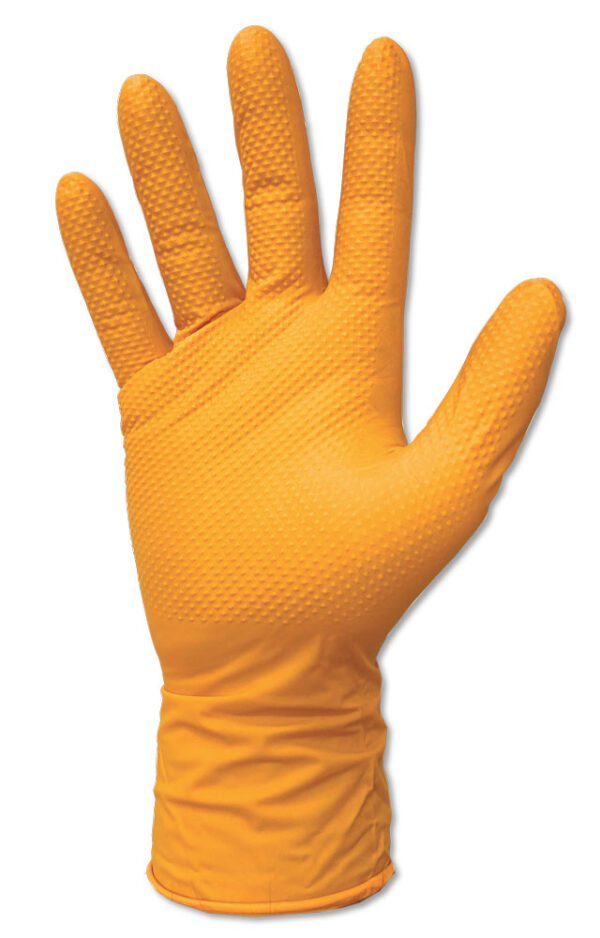 Guanti monouso in nitrile orange (pz.50)