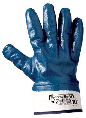 Guanti cot.jersey/nbr manich.tg.10