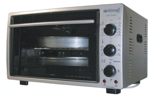 Forno elettrico statico con timer 35 lt. cm.51x42x31