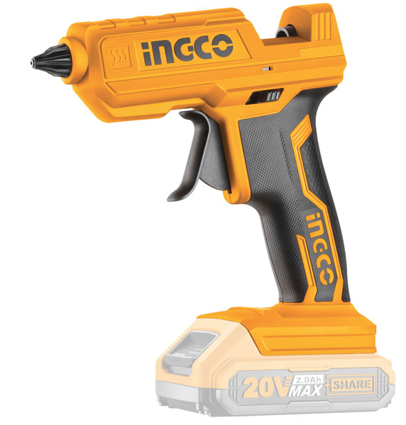 Pistola Termocollante a Batteria 20V Nuda