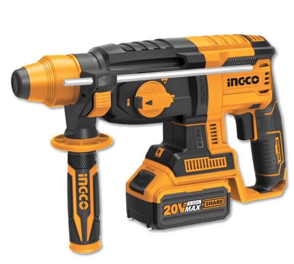Tassellatore/demolitore a batteria 20V c/2 bat.4ah+caricab+valigetta