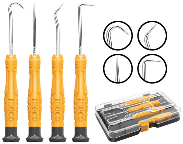 Set 4 ganci di precisione ingco