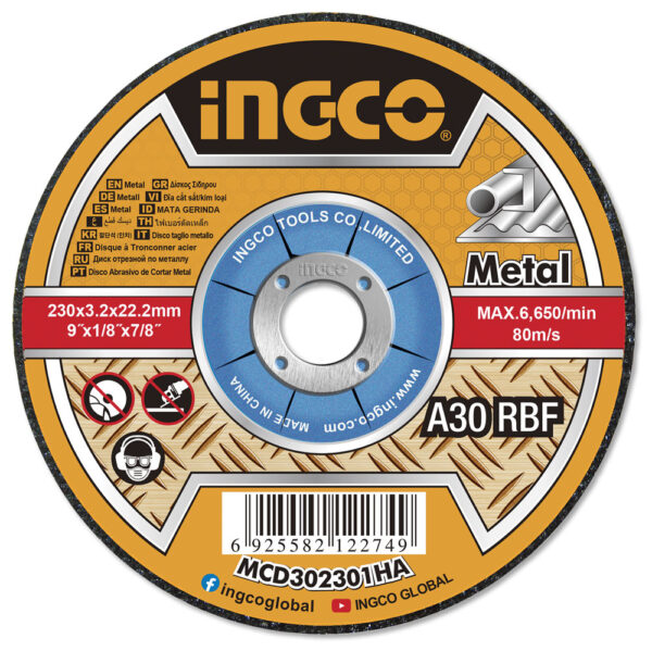Disco taglio per metallo 115x3mm
