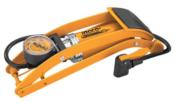 Pompa Gonfiaggio a Pedale c/manometro 55x120MM