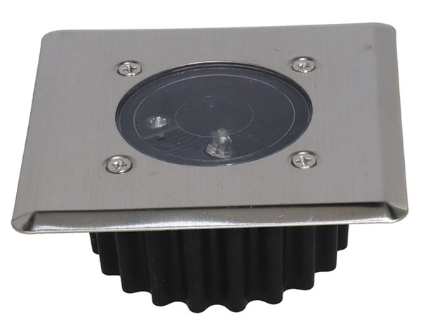 Lampada led suolo quadr.en. solare