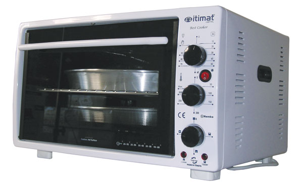 Forno elettrico ventilato con timer 35 lt. cm.51x42x31