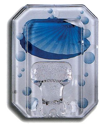 Gancio acquarius adesivo (bl.1pz)