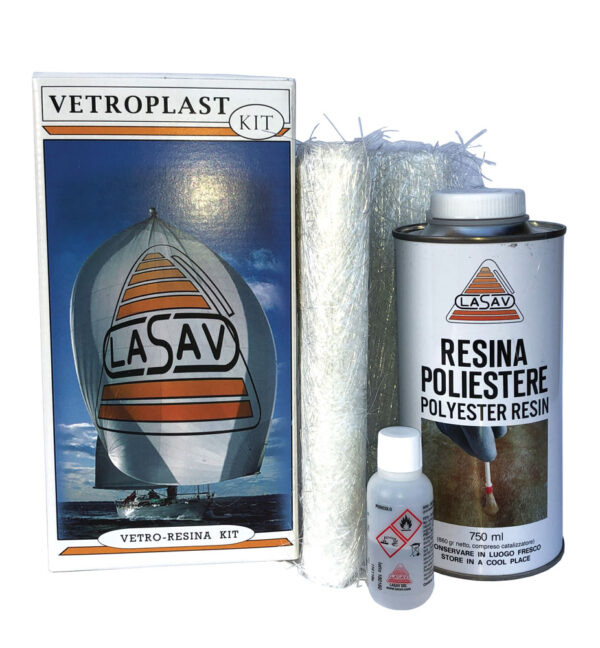 Kit resina e lana vetro 750ml