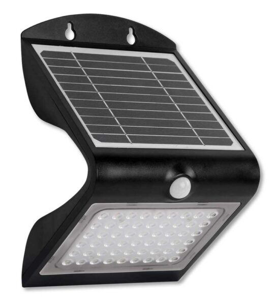 Applique 54+2 led ricarica solare rilevatore movimento 500Lm m.Colomba