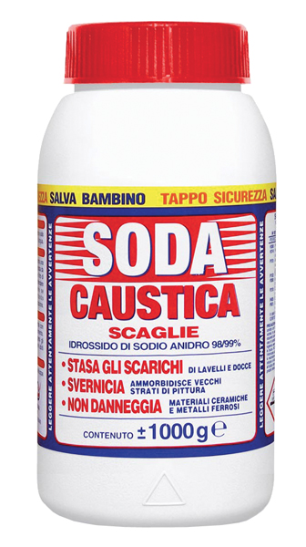 Soda caustica in scaglie bar.kg.1