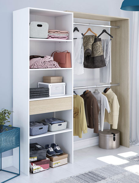 Furniture Of America Dedee Sedia Accent Moderna Boho – Rovere Chiaro E Bianco Bouclé, Imbottita E Robusta