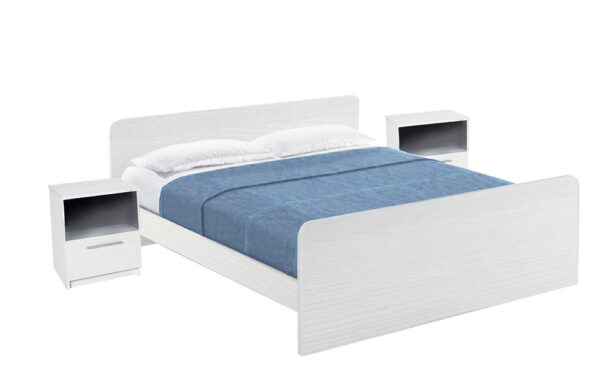 Set letto matrimoniale con comodini "DERBY"