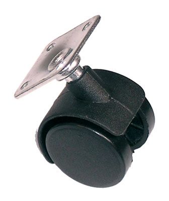 Ruota con piastra girevole