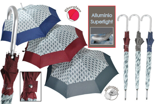 Ombrello alluminio automatico fashion donna