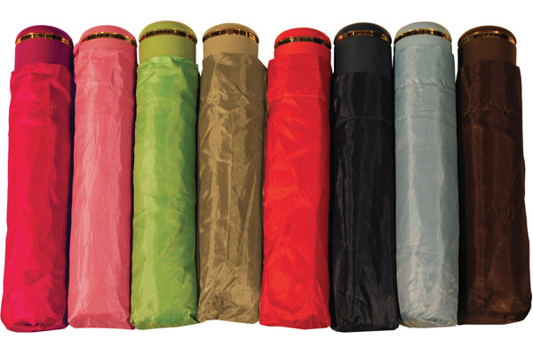 Ombrello pioggia supermini tinta unita