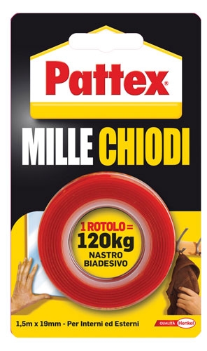 Pattex millechiodi tape mm19x1,5m