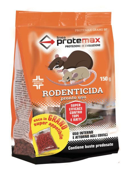 Rodenticida grano gr.150 in cialde