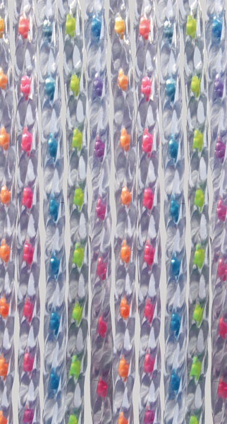 Tenda quadrifoglio 125x235 multicolore fluo