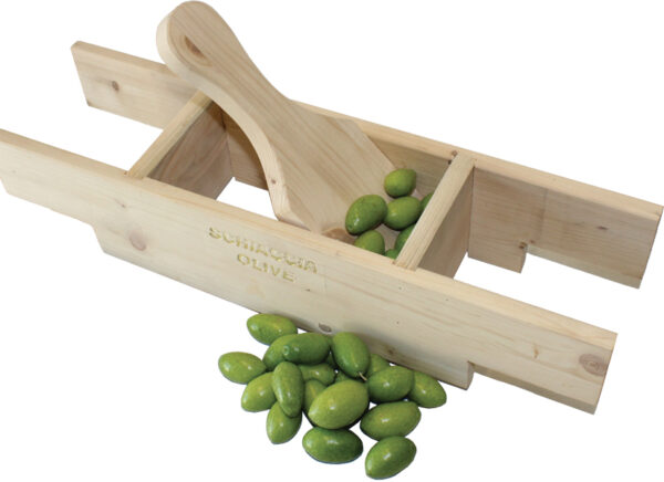 Schiaccia olive in legno cm.49