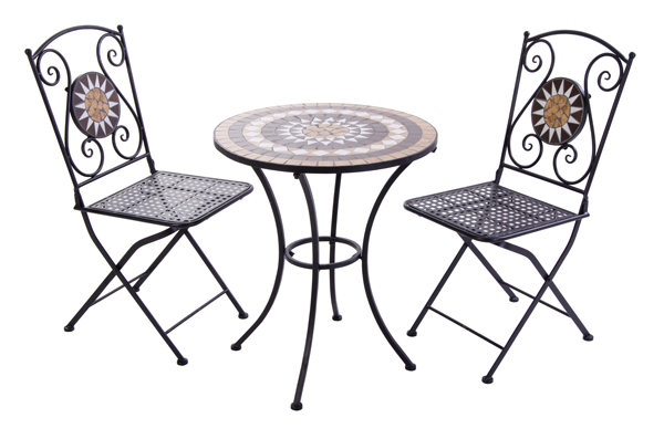 Set tavolo mosaico+2 sedie classic