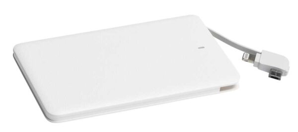 Power bank 2500 mah bianco