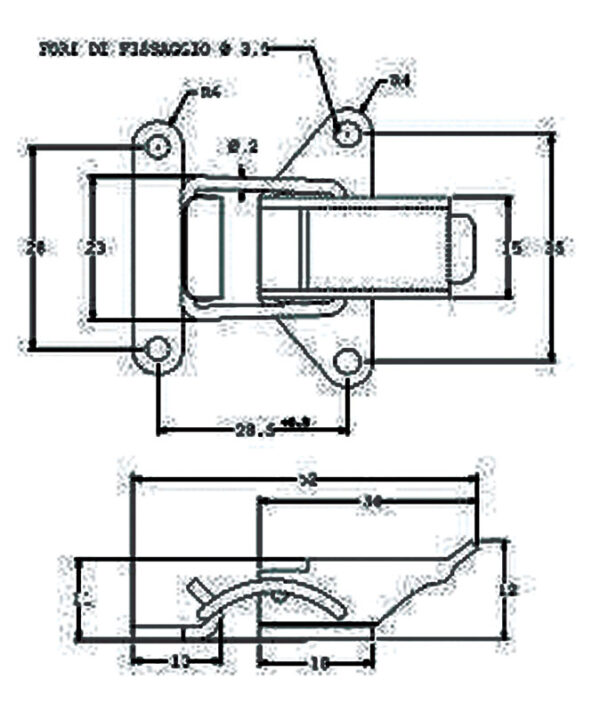Chiusura a leva mm.52 - immagine 2