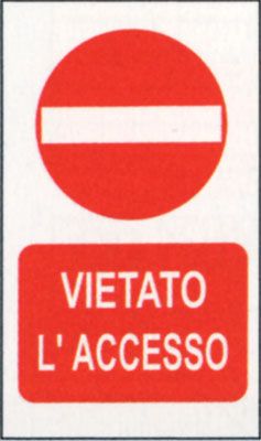 Cartello Di Divieto 'Vietato Giocare' 600x200mm – Adesivo EN ISO 7010