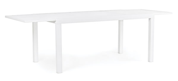 Tavolo in alluminio Hilde cm.160-240x90