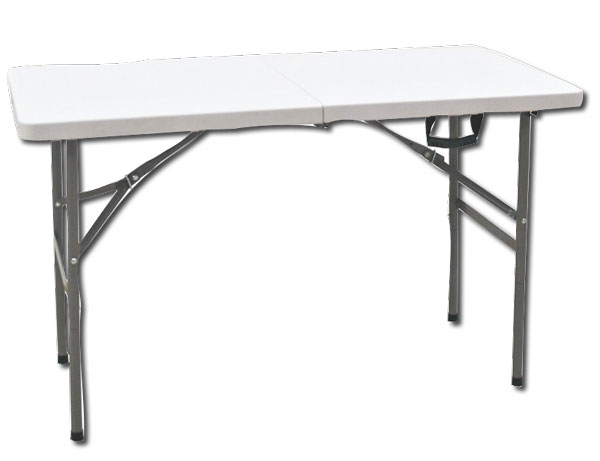Tavolo pieghevole con maniglia per il trasporto cm 122 x 60 x 74h