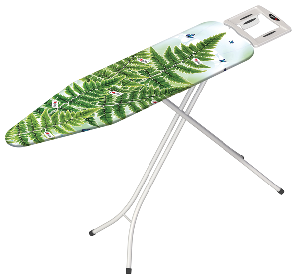 Tavolo stiro framar roy maxi con portacaldaia, asse cm. 120x38