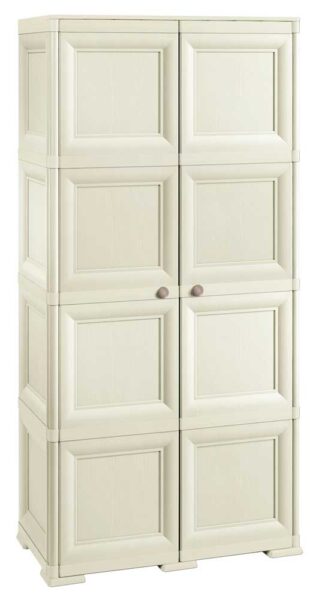 Armadio portascope 2 ante angora Tontarelli cm 79x43x164h