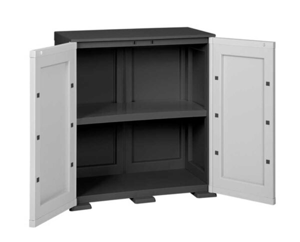 Armadio plastica simplex basso tontarelli 79x43x85,5h 1 ripiano largo - immagine 2