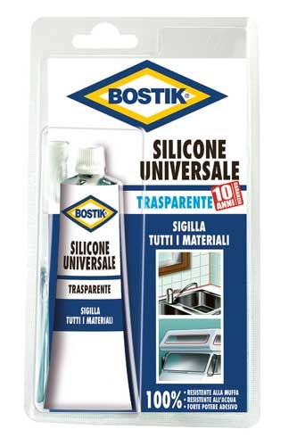 Bostik silicone universale - tubetto da 60 ml.