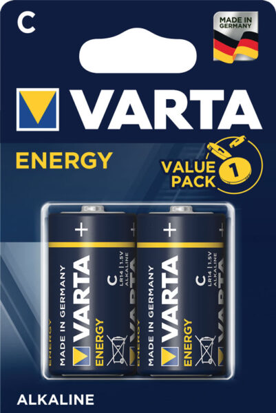 Varta Batteria Alkaline Energy Mini Torcia C