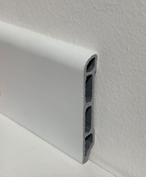 Battiscopa Batilam in pvc mm.2500x11x70