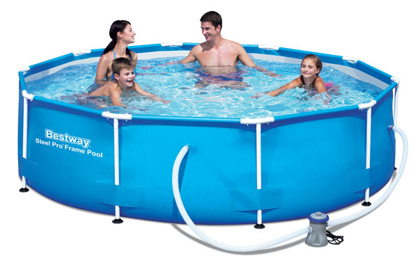 Piscina cm 366x76 lt 6.473 c/pompa